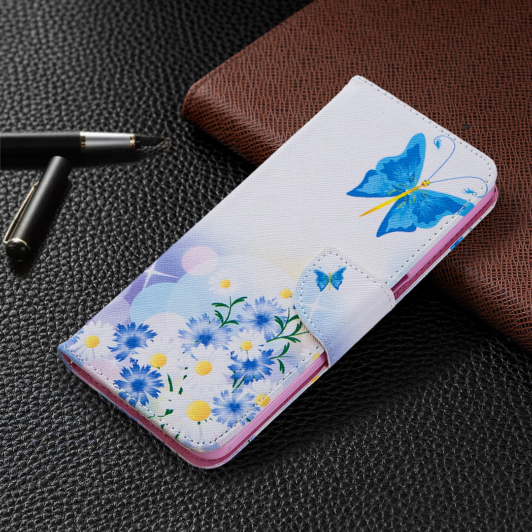 Pattern Printing Leather Wallet Case for OPPO A72/A52/A92