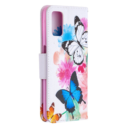 Pattern Printing Leather Wallet Case for OPPO A72/A52/A92