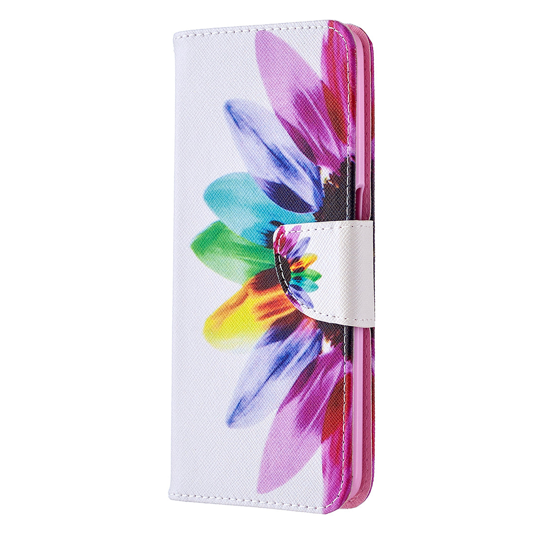Pattern Printing Leather Wallet Case for OPPO A72/A52/A92