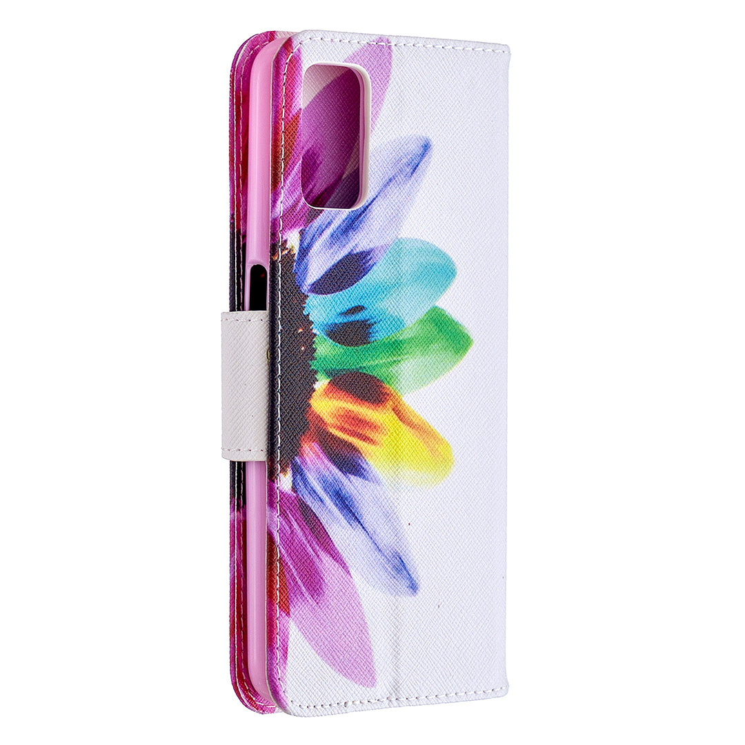 Pattern Printing Leather Wallet Case for OPPO A72/A52/A92