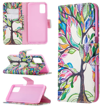 Pattern Printing Leather Wallet Case for OPPO A72/A52/A92