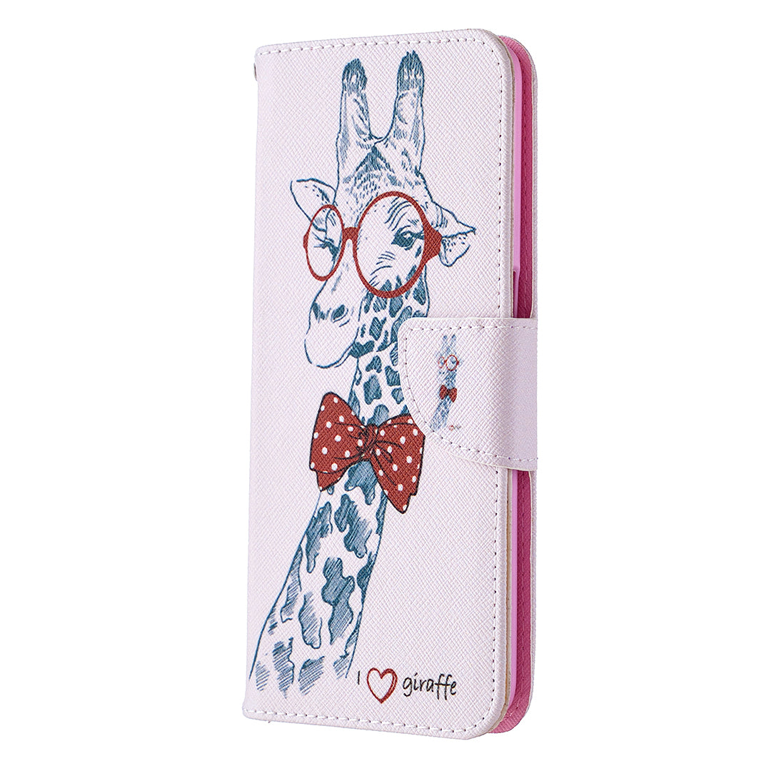 Pattern Printing Leather Wallet Case for OPPO A72/A52/A92