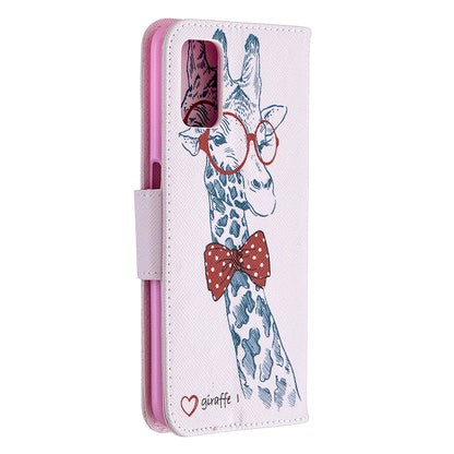 Pattern Printing Leather Wallet Case for OPPO A72/A52/A92