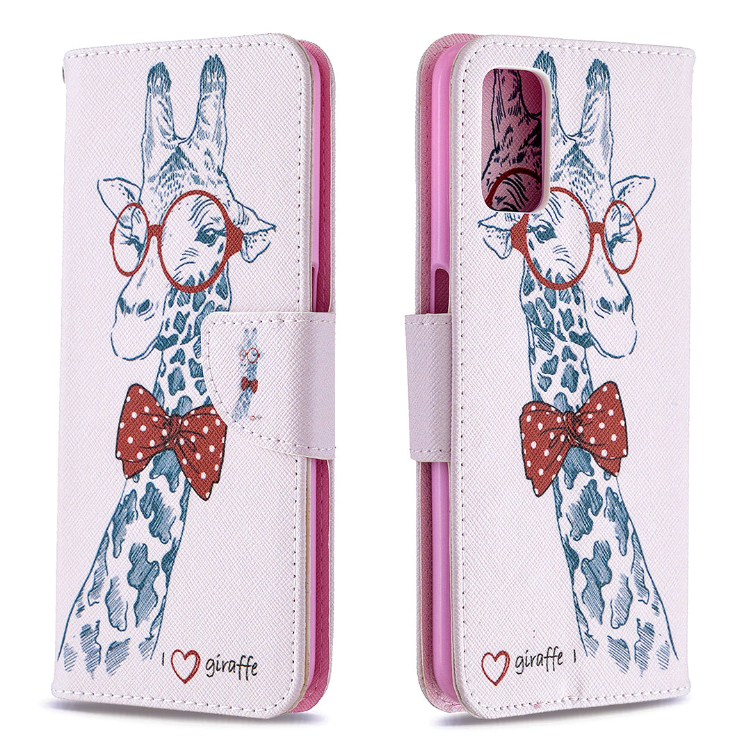 Pattern Printing Leather Wallet Case for OPPO A72/A52/A92