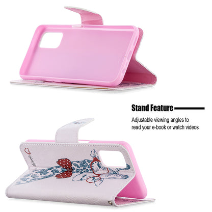 Pattern Printing Leather Wallet Case for OPPO A72/A52/A92