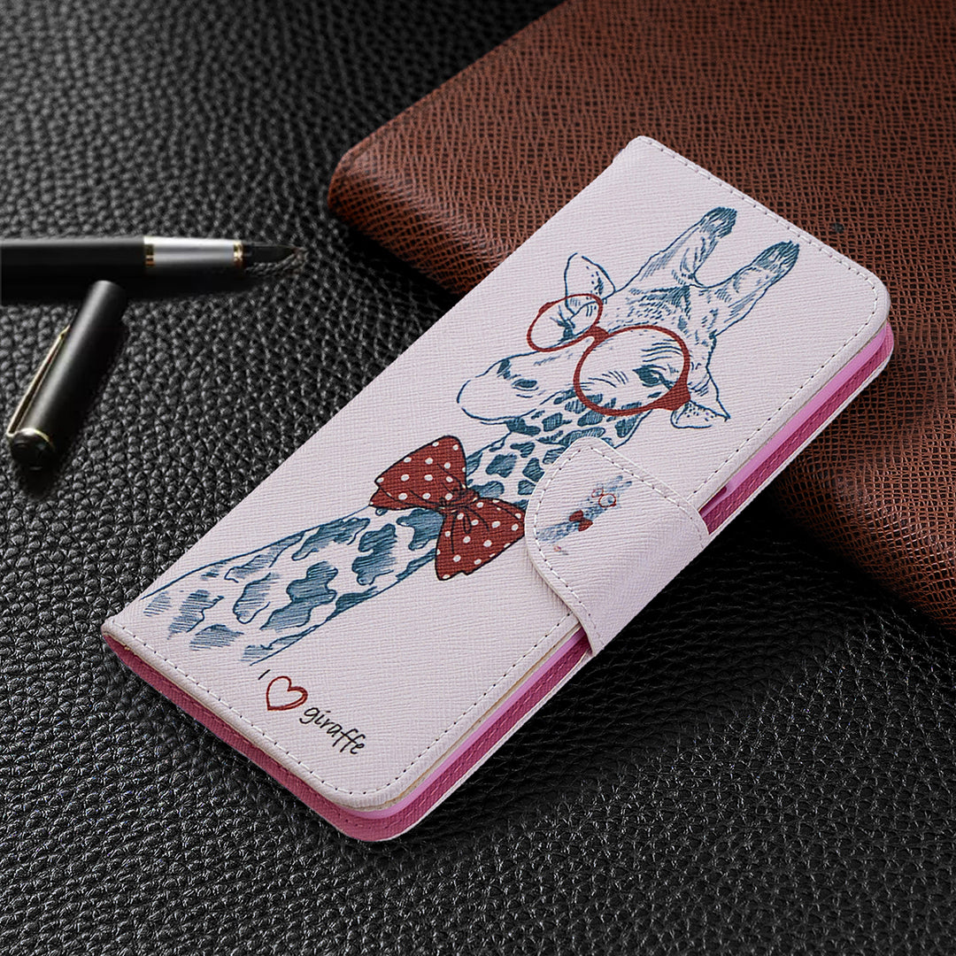 Pattern Printing Leather Wallet Case for OPPO A72/A52/A92