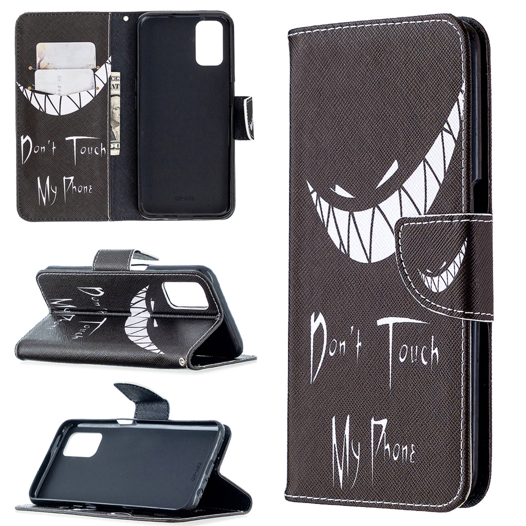 Pattern Printing Leather Wallet Case for OPPO A72/A52/A92