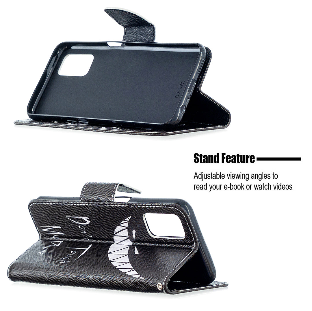 Pattern Printing Leather Wallet Case for OPPO A72/A52/A92