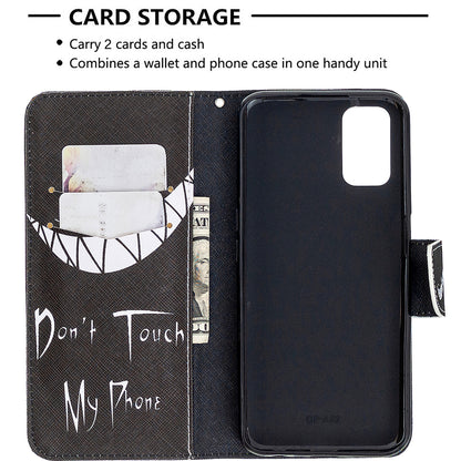 Pattern Printing Leather Wallet Case for OPPO A72/A52/A92