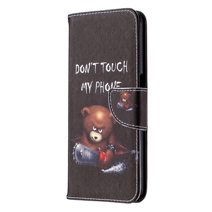 Pattern Printing Leather Wallet Case for OPPO A72/A52/A92