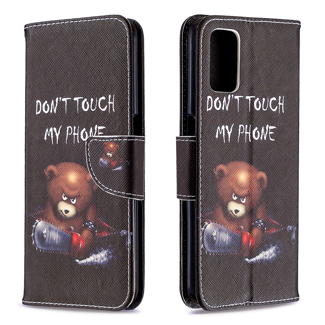Pattern Printing Leather Wallet Case for OPPO A72/A52/A92