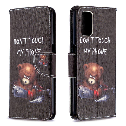 Pattern Printing Leather Wallet Case for OPPO A72/A52/A92