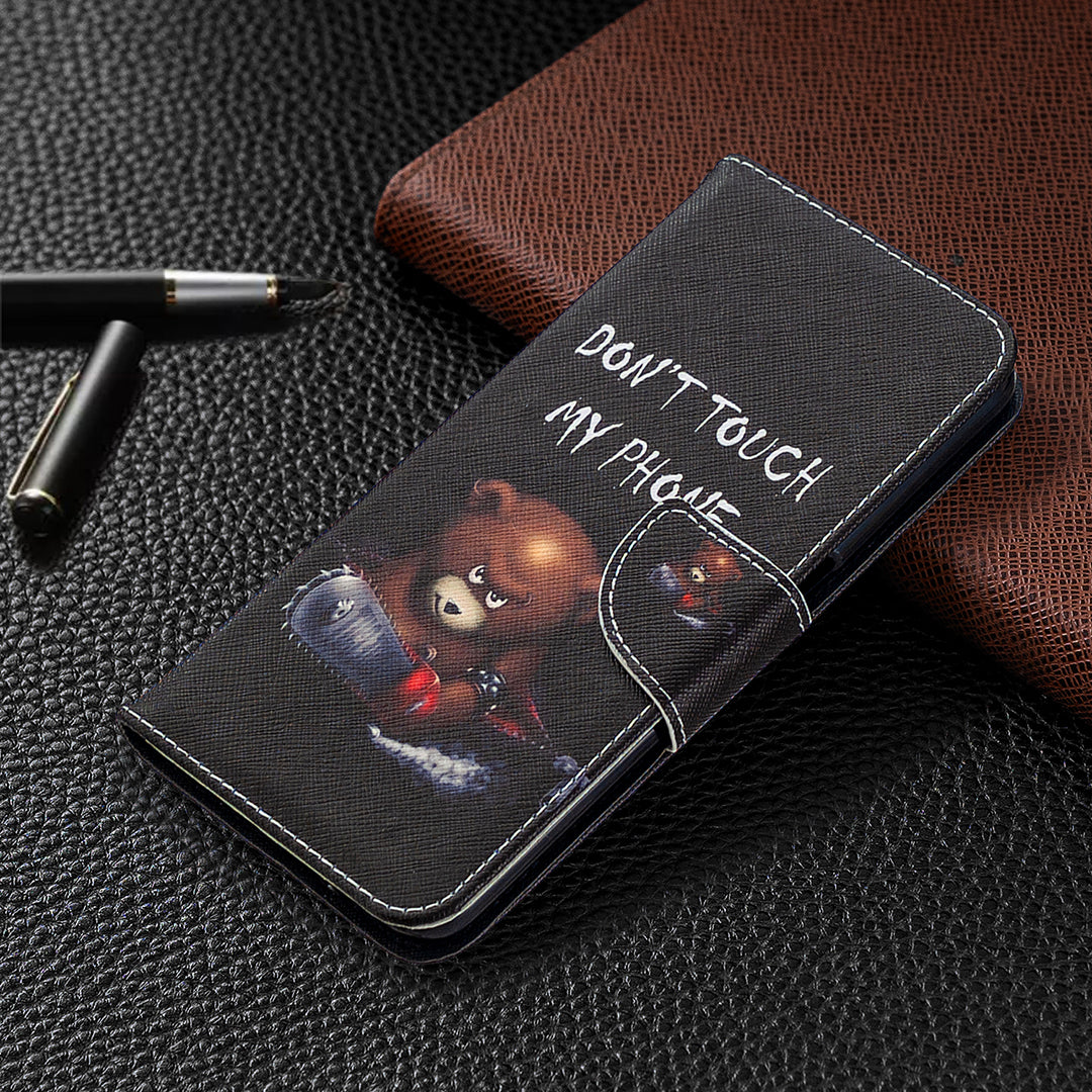 Pattern Printing Leather Wallet Case for OPPO A72/A52/A92