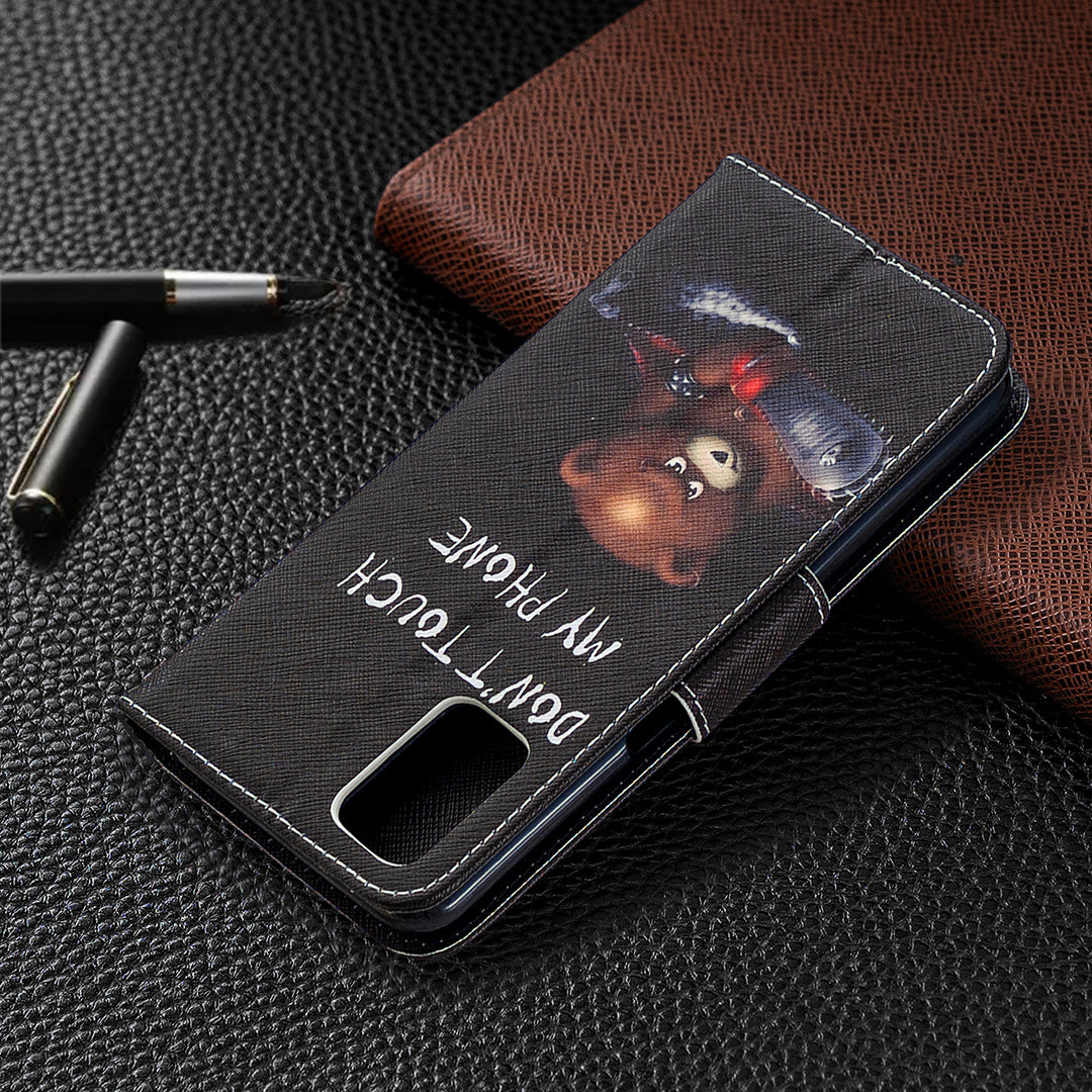 Pattern Printing Leather Wallet Case for OPPO A72/A52/A92