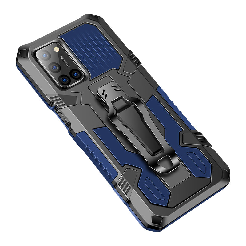 Phone Cover Plastic + TPU Hybrid Shell with Kickstand for Oppo A72
