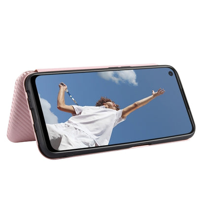 Carbon Fiber Skin Auto-absorbed Leather Cover for Oppo A92/A72/A52