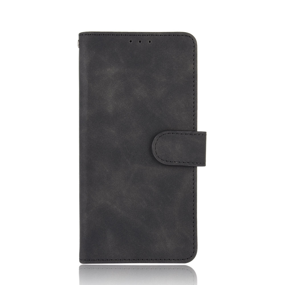 Skin-touch Wallet Stand Flip Leather Phone Cover for OPPO A52/A72/A92