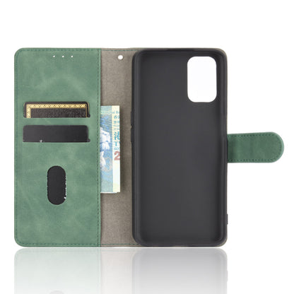 Skin-touch Wallet Stand Flip Leather Phone Cover for OPPO A52/A72/A92