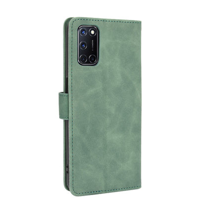 Skin-touch Wallet Stand Flip Leather Phone Cover for OPPO A52/A72/A92