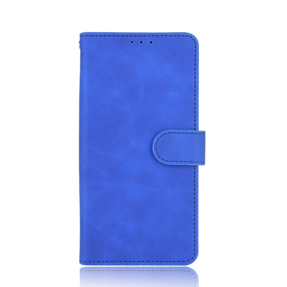 Skin-touch Wallet Stand Flip Leather Phone Cover for OPPO A52/A72/A92