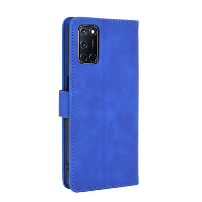 Skin-touch Wallet Stand Flip Leather Phone Cover for OPPO A52/A72/A92
