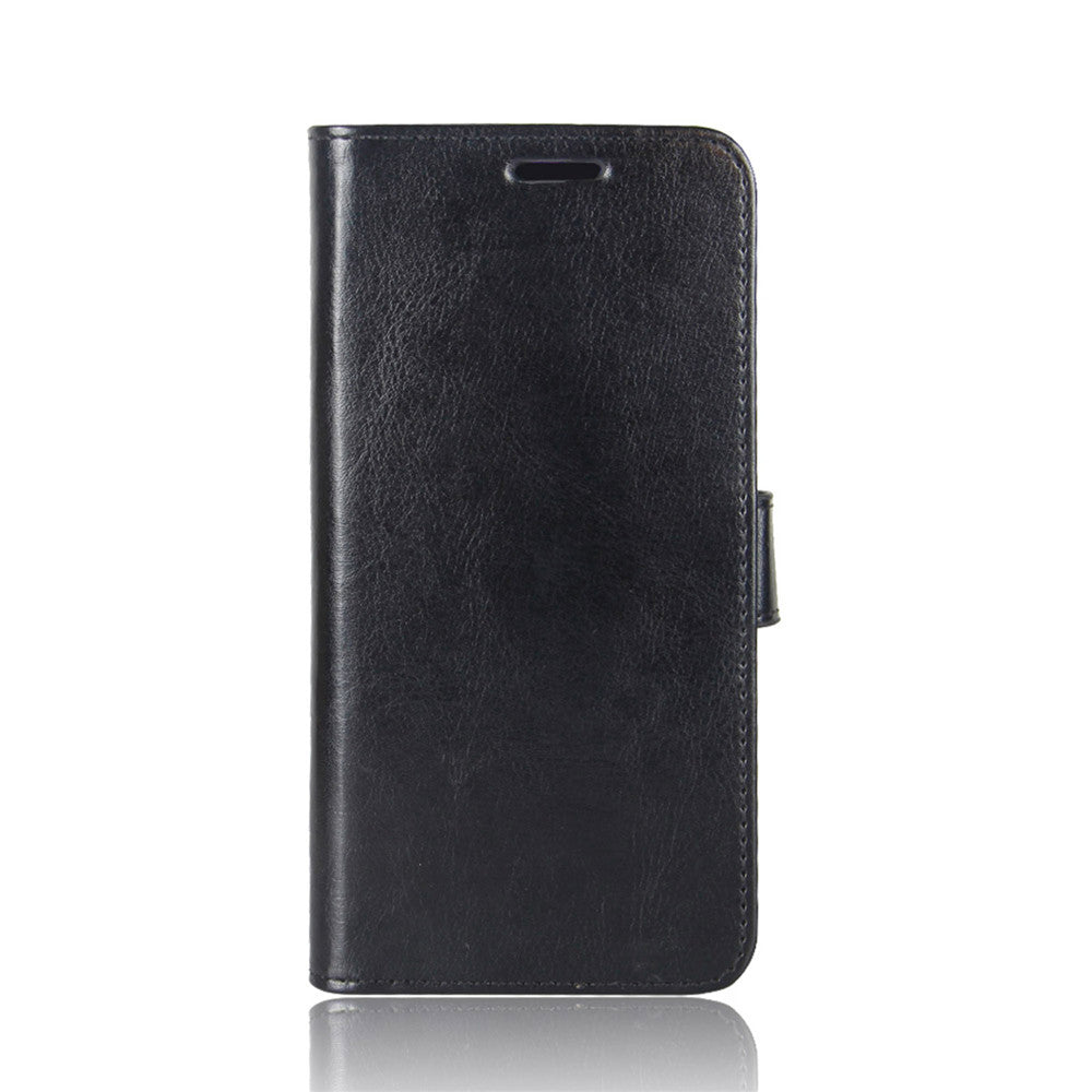 Crazy Horse Skin Leather Shell with Wallet Case for Oppo A53 (2020)