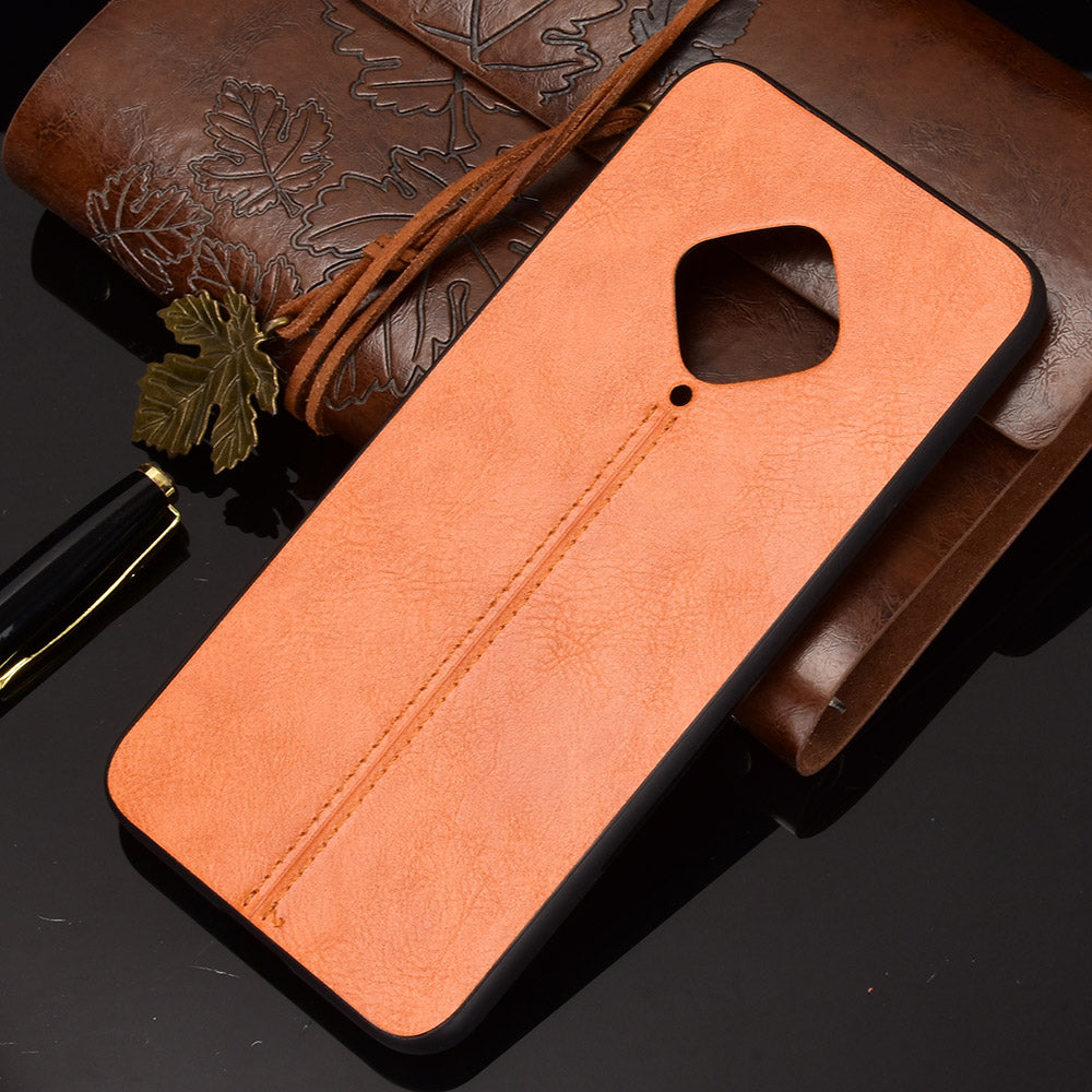 Hybrid Cover for vivo X50e 5G PU Leather Coated PC + TPU Protector Case
