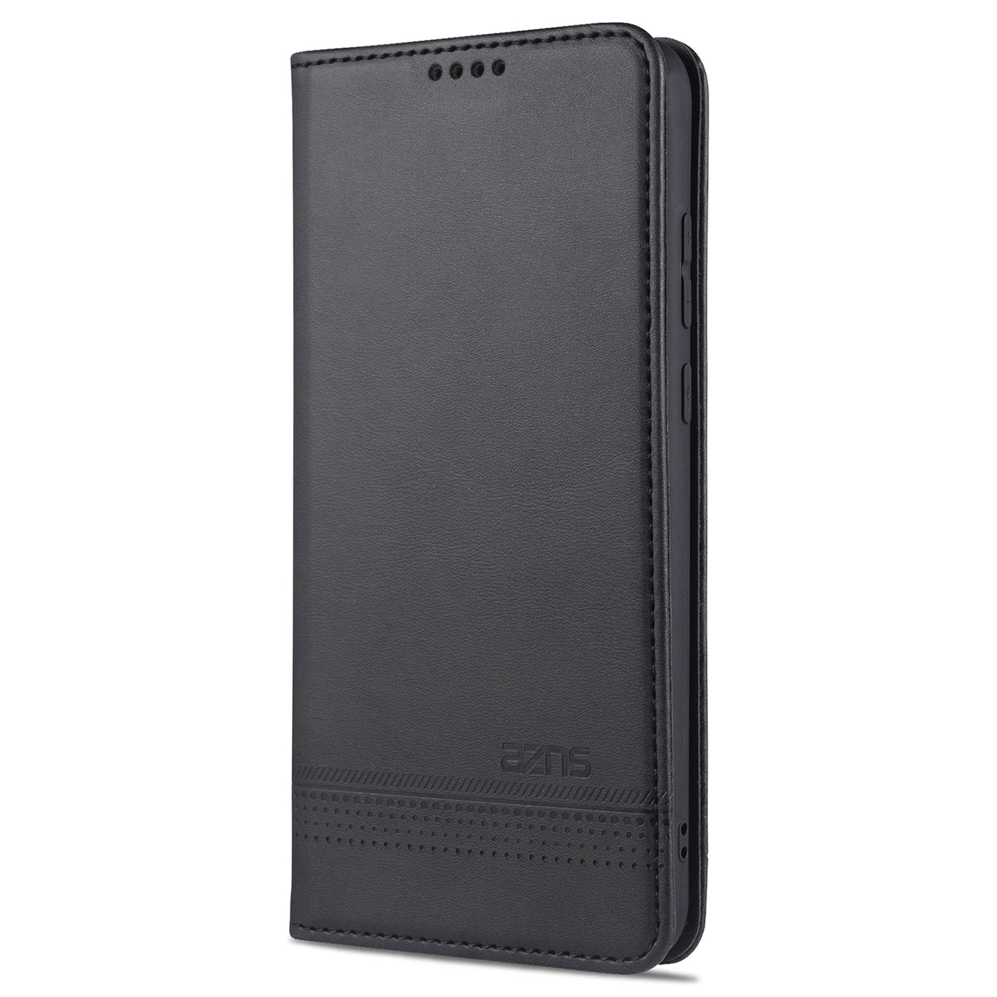 AZNS Magnetic Suction Wallet Stand Leather Mobile Shell Case for OPPO A15