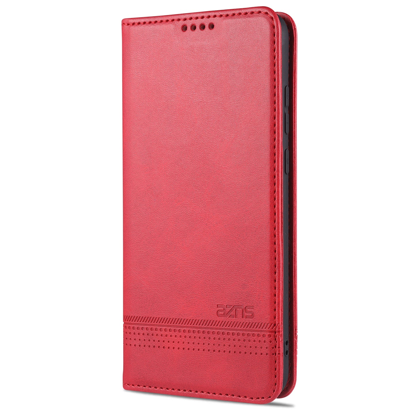 AZNS Magnetic Suction Wallet Stand Leather Mobile Shell Case for OPPO A15