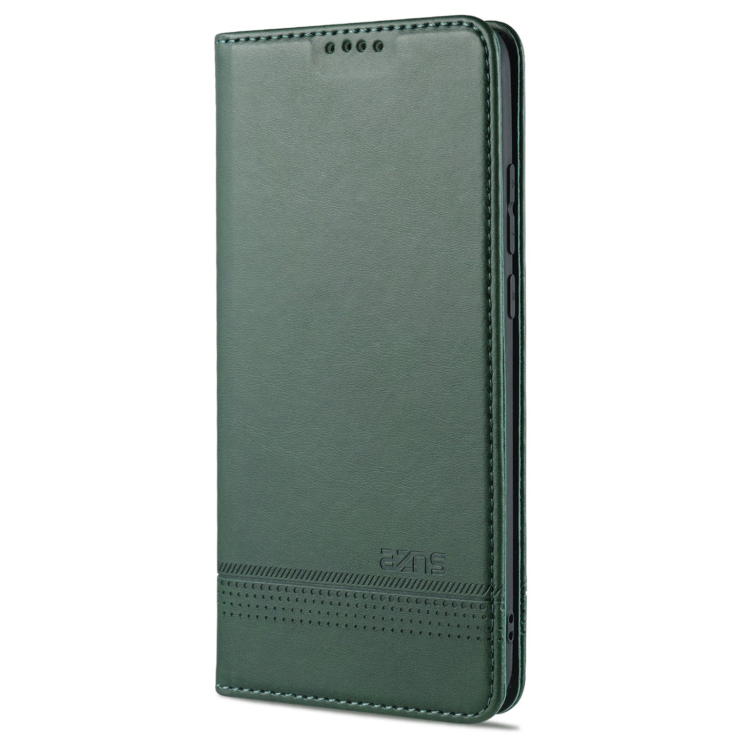 AZNS Magnetic Suction Wallet Stand Leather Mobile Shell Case for OPPO A15