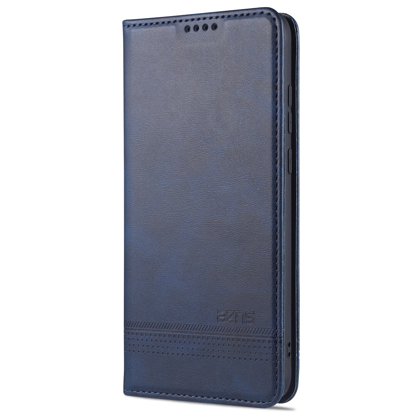 AZNS Magnetic Suction Wallet Stand Leather Mobile Shell Case for OPPO A15