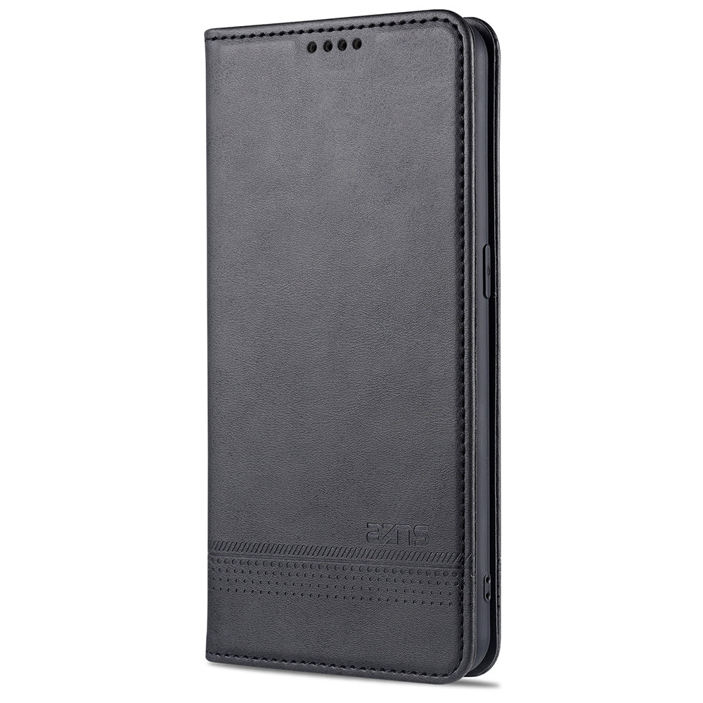 AZNS Auto-absorbed Magnetic Stand Wallet Leather Mobile Shell Case for Oppo Reno4 Pro 5G / Reno4 5G