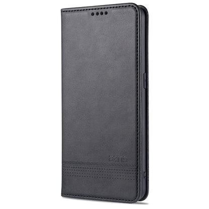 AZNS Auto-absorbed Magnetic Stand Wallet Leather Mobile Shell Case for Oppo Reno4 Pro 5G / Reno4 5G
