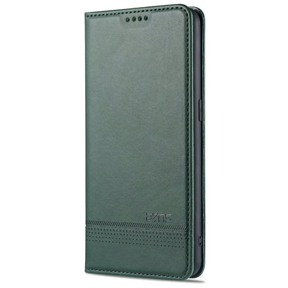 AZNS Auto-absorbed Magnetic Stand Wallet Leather Mobile Shell Case for Oppo Reno4 Pro 5G / Reno4 5G