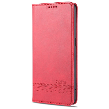 AZNS Auto-absorbed Magnetic Stand Wallet Leather Mobile Shell Case for Oppo Reno4 Pro 5G / Reno4 5G