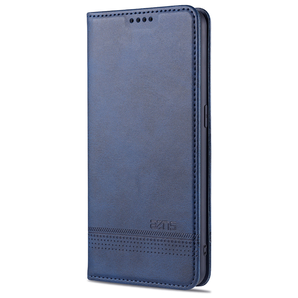 AZNS Auto-absorbed Magnetic Stand Wallet Leather Mobile Shell Case for Oppo Reno4 Pro 5G / Reno4 5G