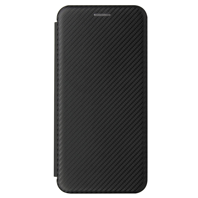 Full Coverage Auto-absorbed Carbon Fiber Leather Card Holder Cover Case for OPPO Reno 5 5G/Reno5 4G/Reno5 K/Find X3 Lite