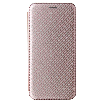 Full Coverage Auto-absorbed Carbon Fiber Leather Card Holder Cover Case for OPPO Reno 5 5G/Reno5 4G/Reno5 K/Find X3 Lite