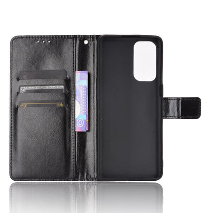 Leather Full Protection Wallet Stand Crazy Horse Shell for Oppo Reno5 5G