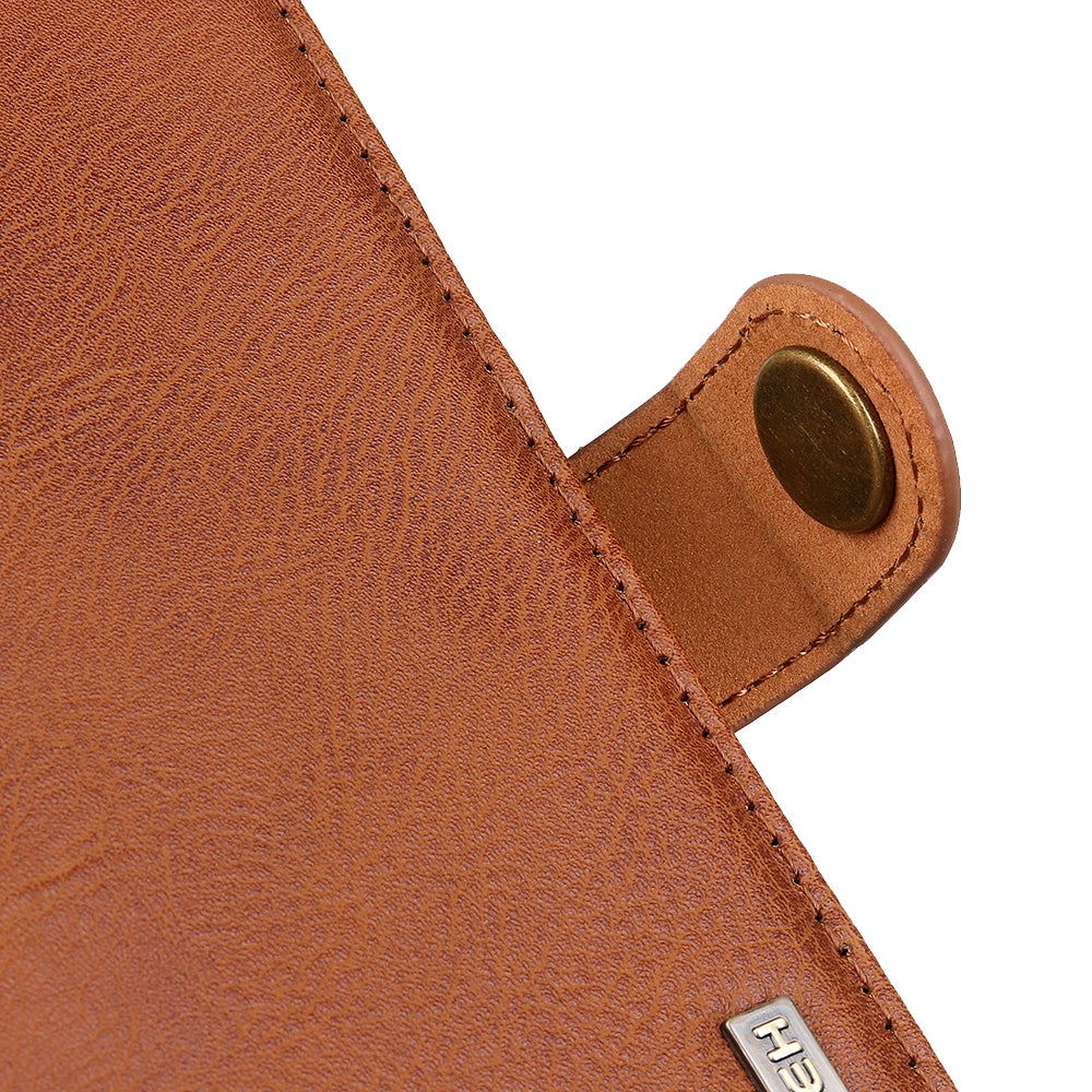 KHAZNEH Retro Style Leather Protector Case Cover for Oppo Reno5 Pro Plus 5G/Find X3 Neo Folio Flip Wallet Stand Case