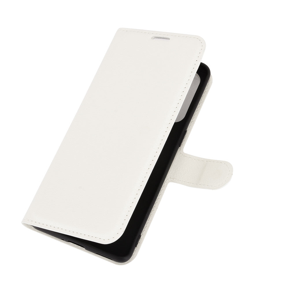 Litchi Texture Leather Phone Protective Cover with Wallet Stand Design for Oppo Reno5 5G/Reno5 4G/Reno5 K/Find X3 Lite