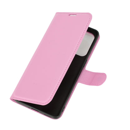 Litchi Texture Leather Phone Protective Cover with Wallet Stand Design for Oppo Reno5 5G/Reno5 4G/Reno5 K/Find X3 Lite