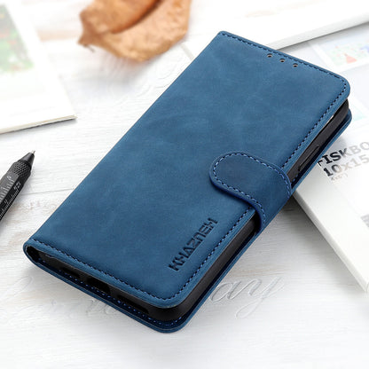 KHAZNEH Magnetic Clasp Wallet Design Retro Style PU Leather Case for Oppo A94/F19 Pro/Reno5 F