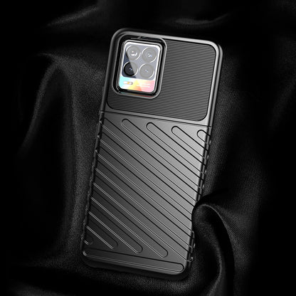 Thunder Series Twill Texture Stylish Flexible TPU Case Phone Shell for Realme 8/8 Pro