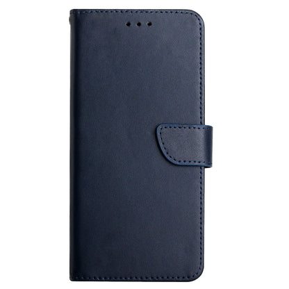 For Oppo A52/A72/A92 Solid Color Nappa Texture Genuine Leather Outer Cover + Soft TPU Inner Shell with Stand Wallet