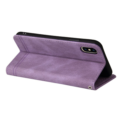 Retro Tree Pattern Metal Button Decor Stand Wallet PU Leather Phone Case Cover for Realme GT Neo2 5G/GT Neo 3T 5G