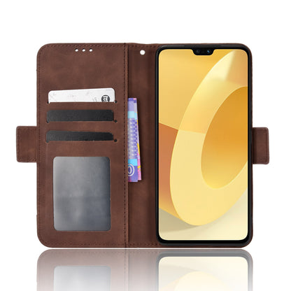 For vivo S12 Pro / V23 Pro Multi-Card Slots Wallet Phone Case Premium PU Leather Stand Magnetic Flip Protective Cover