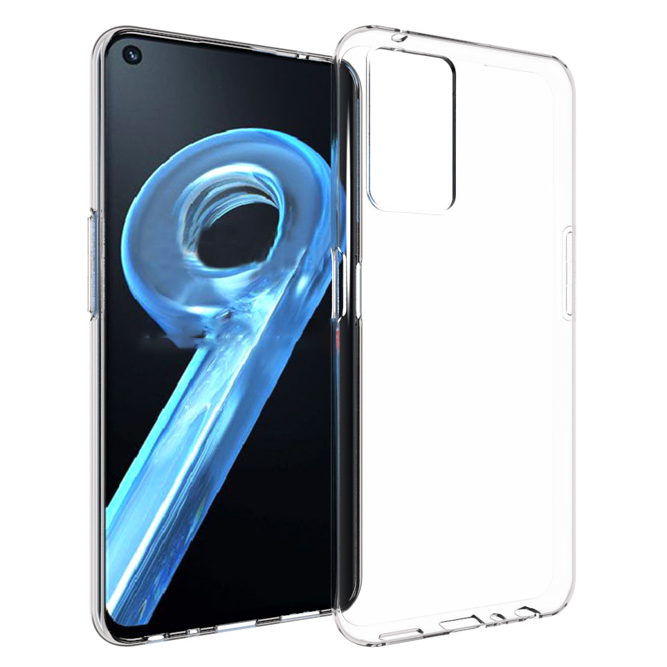 10Pcs/Pack Clear Anti-watermark Case for Realme 9i, Soft Durable TPU Drop-proof Back Cover Shell