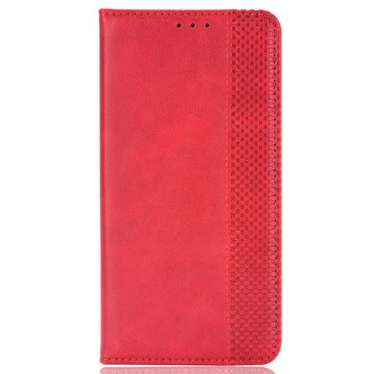 Retro Surface Anti-Fall Case for vivo S15e 5G Wallet Phone Case Leather Mobile Phone Protector with Stand