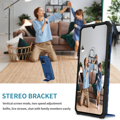 Protective Phone Case for vivo V23e 5G/S10e 5G Kickstand PC + TPU Cover with Sliding Camera Protection